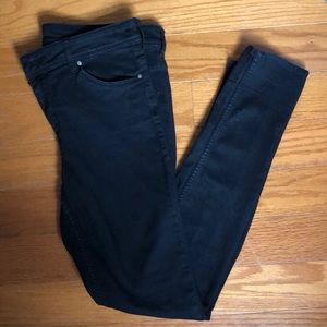 Divided black high rise skinny jeans, size 10